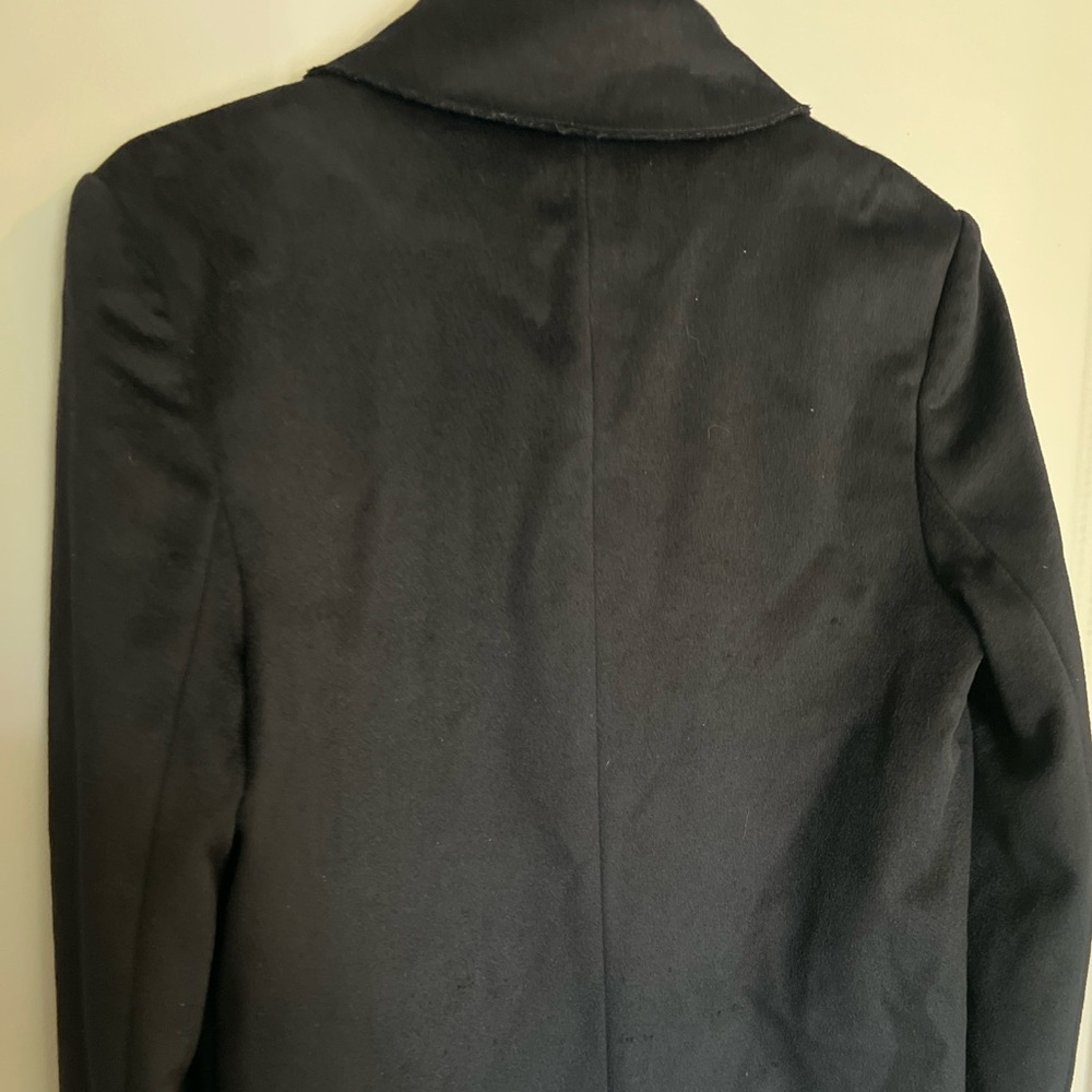 J Brand Wool/Cashmere Blend Classic Black Blazer Coat 2 - Picture 2 of 10